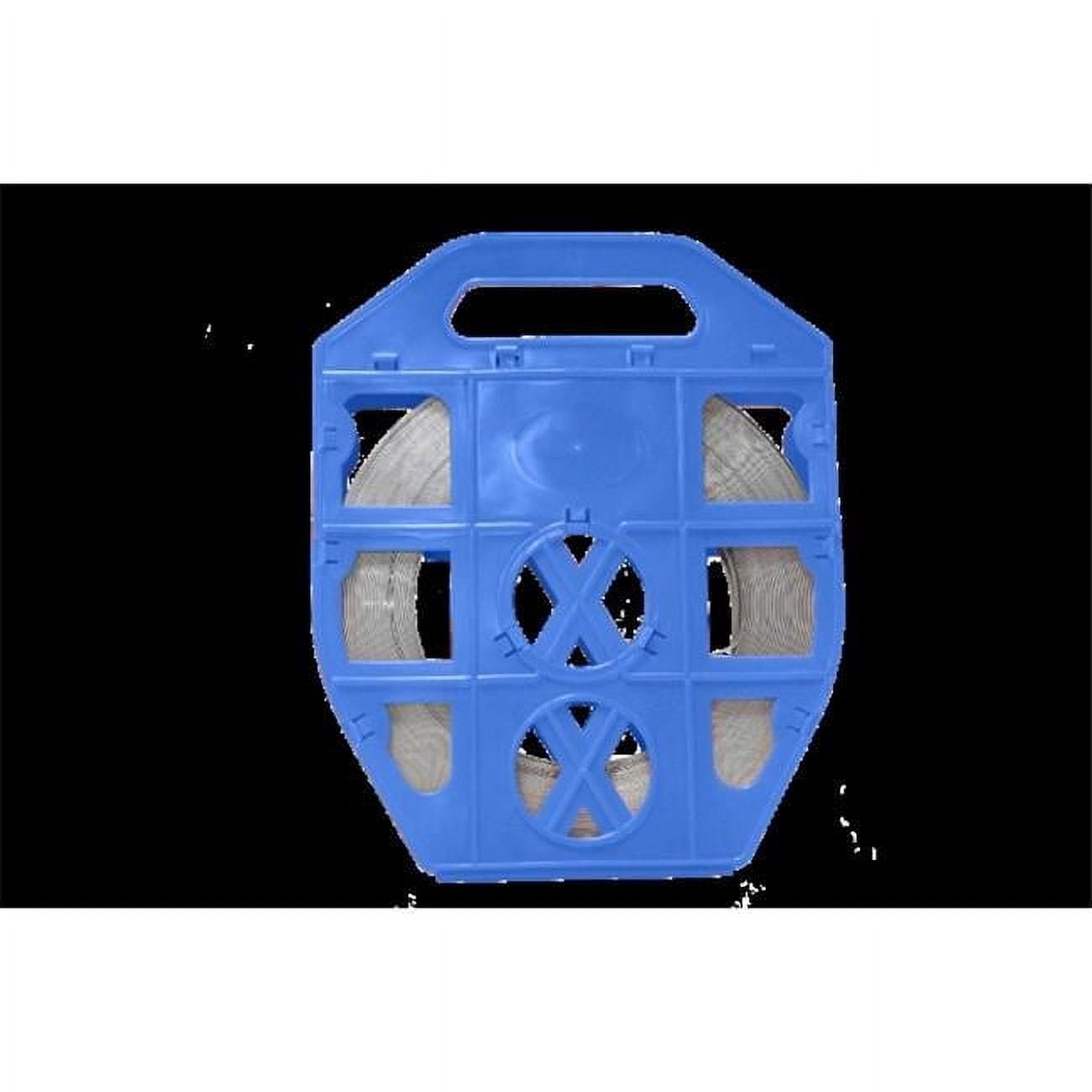 Fechometal USA FTA720519035PB 0.75 x 0.020 in. x 100 ft. 201 Stainless Steel Band & Plastic Dispenser, Blue