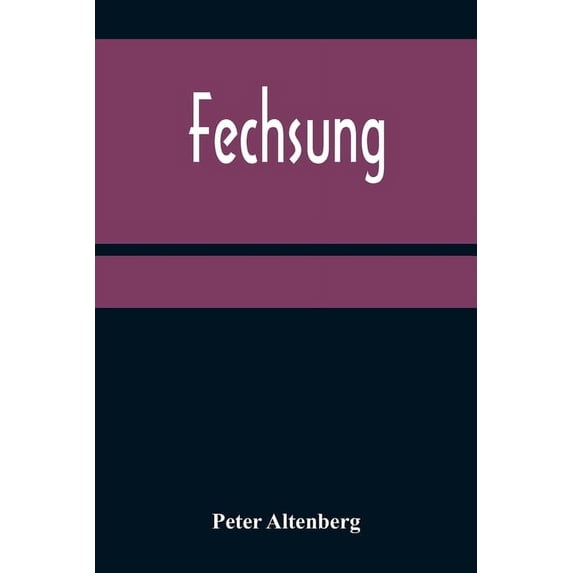 Fechsung, (Paperback)