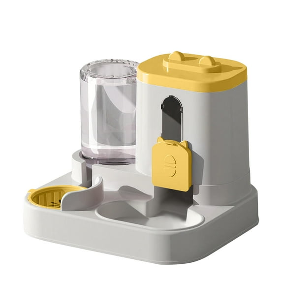 Fed Automatic Feeder And Water Dispenser, 2 In 1, With 2 Large Capacity Self-feeding Bowls, Suitable For Small And Medium Sized Dogs And Puppies.