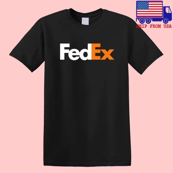 Fed-Ex Postal Mail Men's Black Size S-5XL