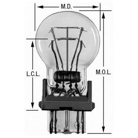 Fed Mogul/ Champ/ Wagner/ Anco #BP3357 2PK Auto Lamp