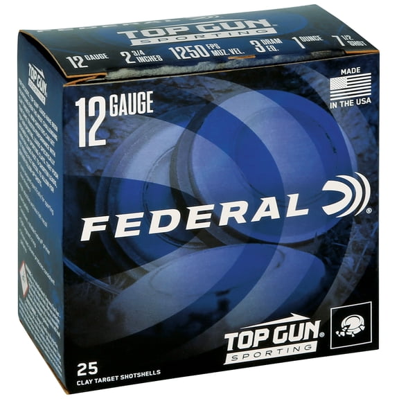 Fed Top Gun 12ga 2.75" #7.5 1 Oz 25/