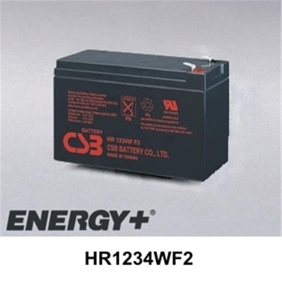 FedCo Batteries Compatible with  CSB HR1234WF2 9000mAh Sealed Lead Acid Battery For Standby And Main Power Applications