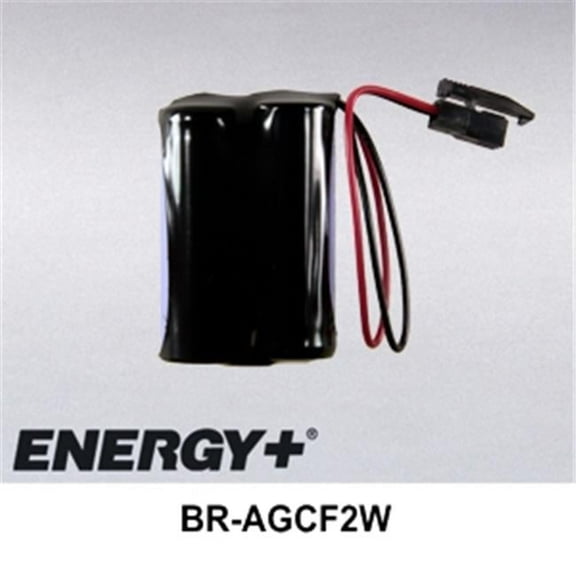 FedCo Batteries Compatible with ENERGY BR-AGCF2W Replacement Battery For Cutler Hammer GE Fanuc A98L-0031-0011-L