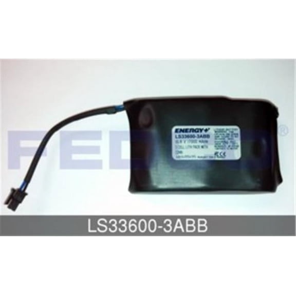 FedCo Batteries Compatible with ENERGY  Replacement Battery for ABB Robot Controller - Black Heat Shrink