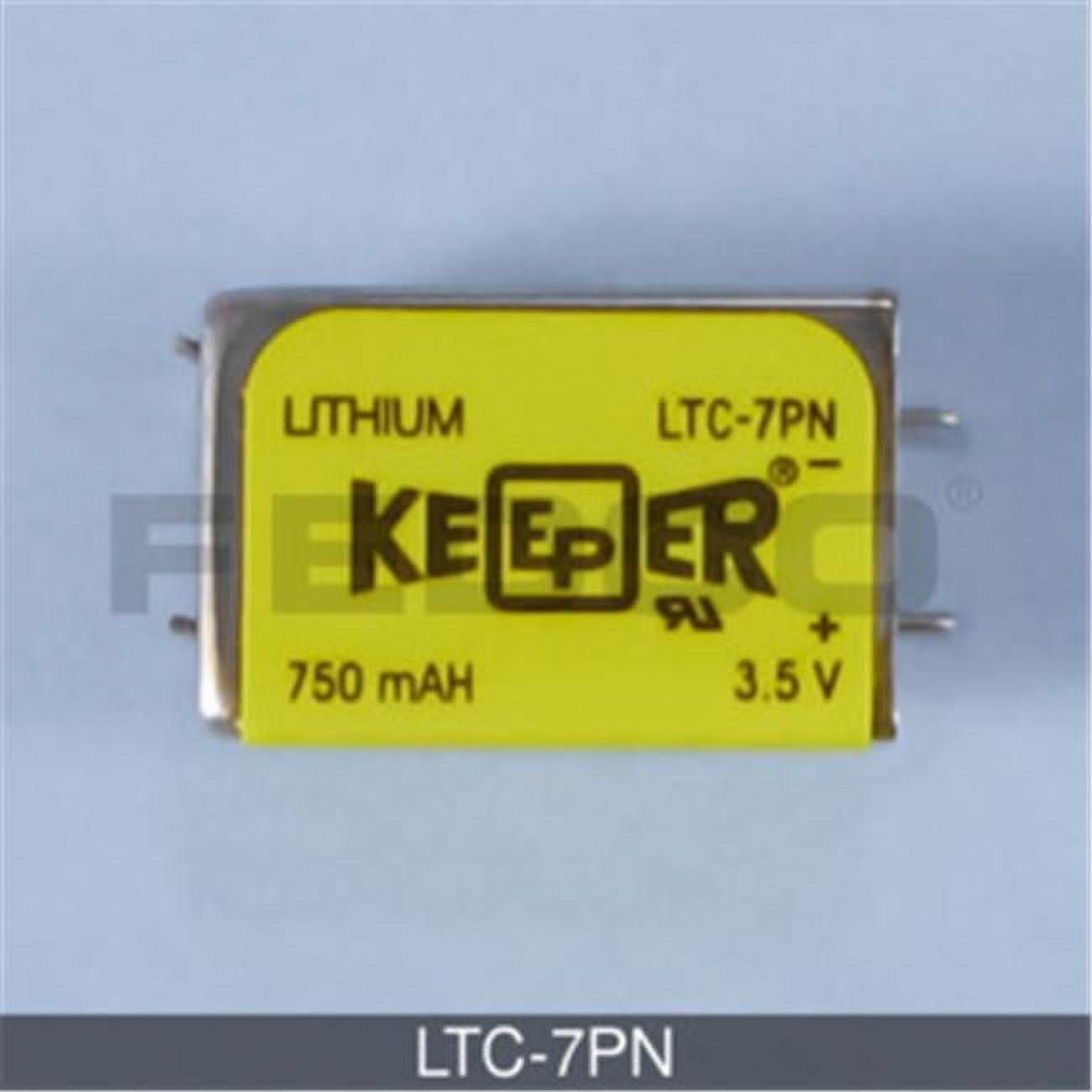 FedCo Batteries Compatible with  EaglePicher LTC-7PN EaglePicher Keeper Specialty Battery - 3.5V  750mAh