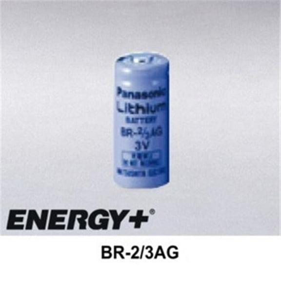 FedCo Batteries Compatible with  Panasonic BR-2-3AG 3.0V 1450mAh 2-3 A Size Lithium Cell For Consumer And Industrial Applications