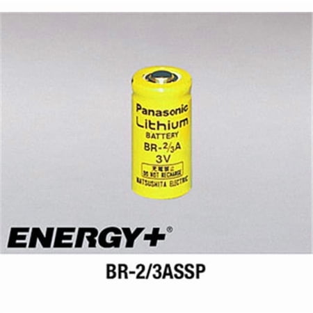 FedCo Batteries Compatible with Panasonic BR-2-3ASSP 3.0V 1200mAh 2-3 A Size Lithium Cell For Consumer And Industrial Applications