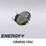 FedCo Batteries Compatible with Renata CR2032-1GU 220mAh Lithium Coin Cell For Printed Circuit Board Mounting