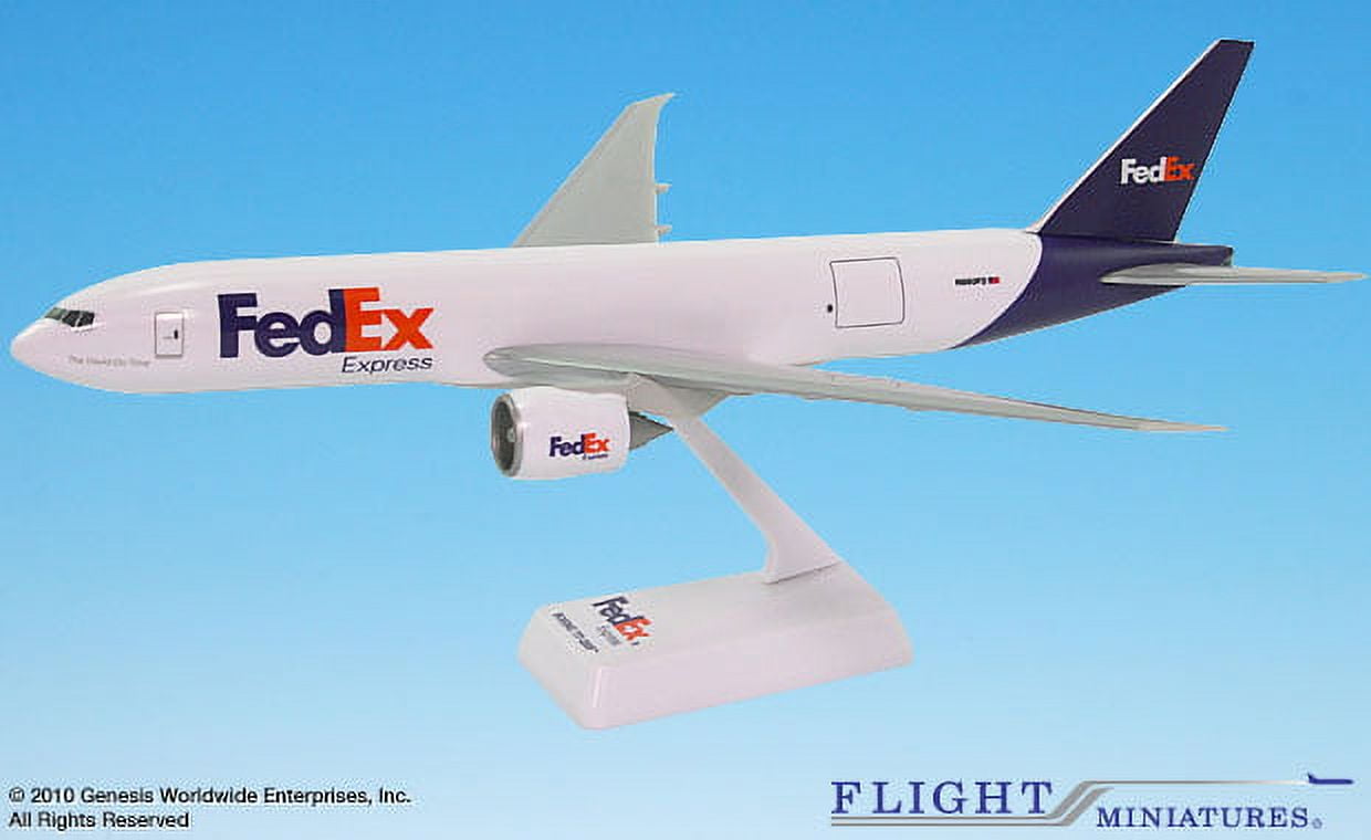 【美品】飛行機模型　FedEx　BOEING 777-200F　1:200モデル 1:200 FedEx Boeing 777-200F N889FD Gemini200 G2FDX1070 - Diecast