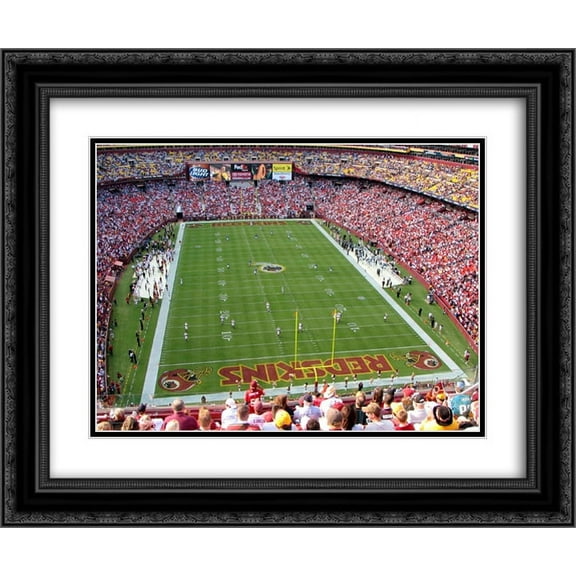 FedEx Field 2x Matted 24x20 Black Ornate Framed Art Print from the Stadium Series