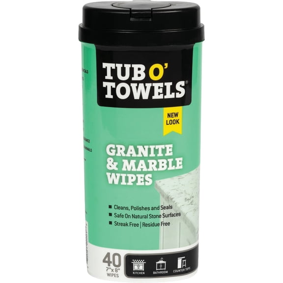 FedPro Tub O' Towels Granite & Marble Polishing Wipes - Single Pack