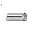 thumbnail image 1 of Fedar 3.75 inch Inlet 4.5 Outlet 11 Long Rolled End Dual Wall Exhaust Tip Tail Pipe, 1 of 4