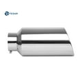 thumbnail image 1 of Fedar 5" Inlet 8" Outlet 18" Rolled End Angle Cut Truck Exhaust Tailpipe Tip, 1 of 4