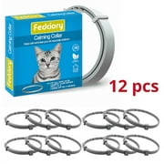 Fedciory Cat Calming Collar, 12 pack