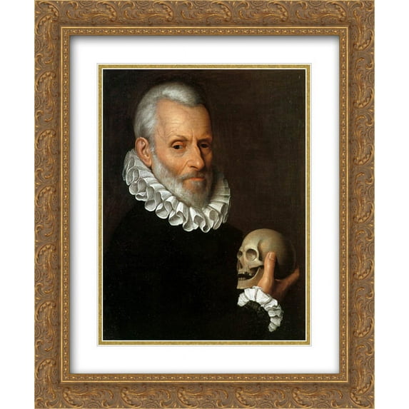 Fede Galizia 2x Matted 20x24 Gold Ornate Framed Art Print 'Portrait of a Physician'