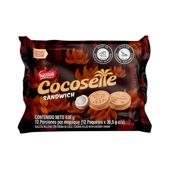Cocosette Sandwich Pack - 12 Paquetes