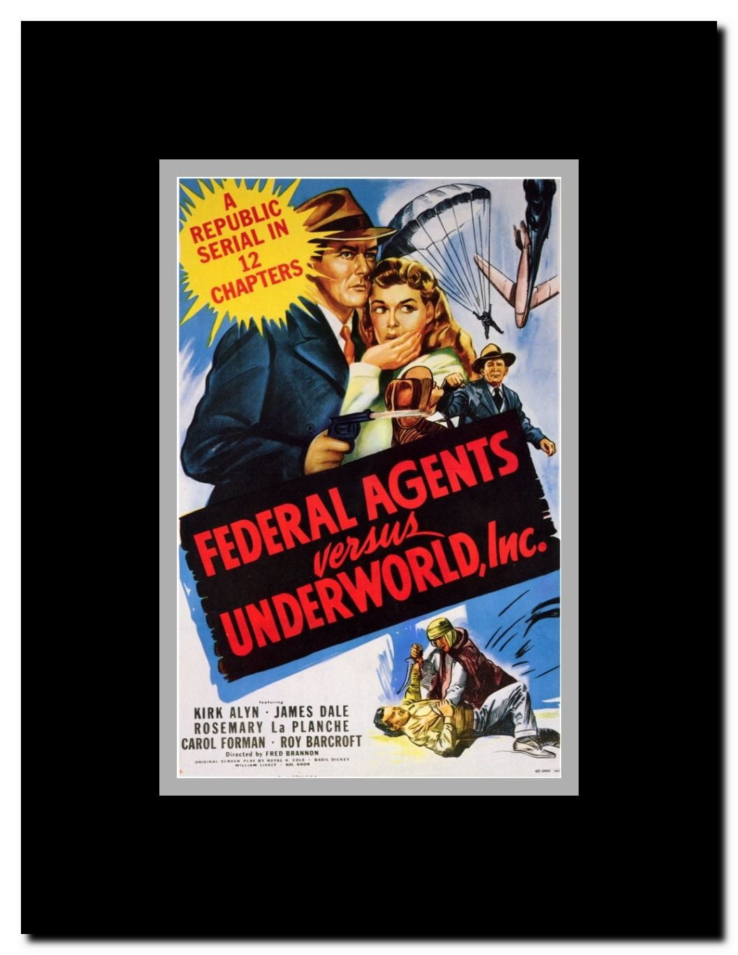 Federal Agents Versus Underworld Inc. Framed Movie Poster