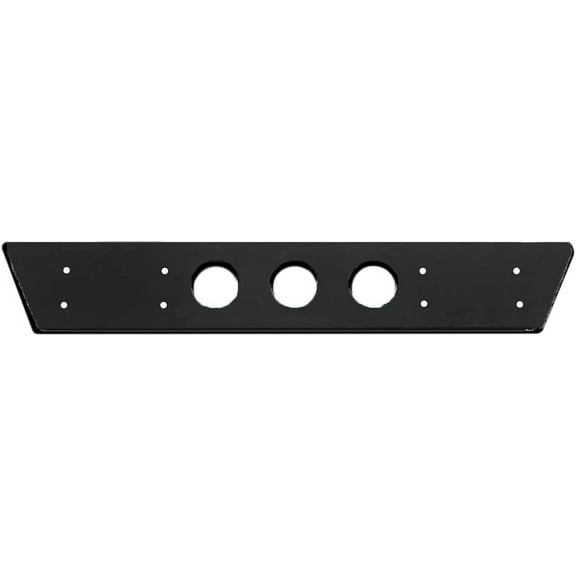 Federal Military Parts Front Bumper, Black Steel, Compatible with Humvee M1025 M1038