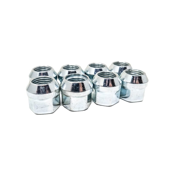 Federal Military Parts Lug Nuts 9/16-18 NF, Galvanized, Compatible with Military Humvee, 8 Pack