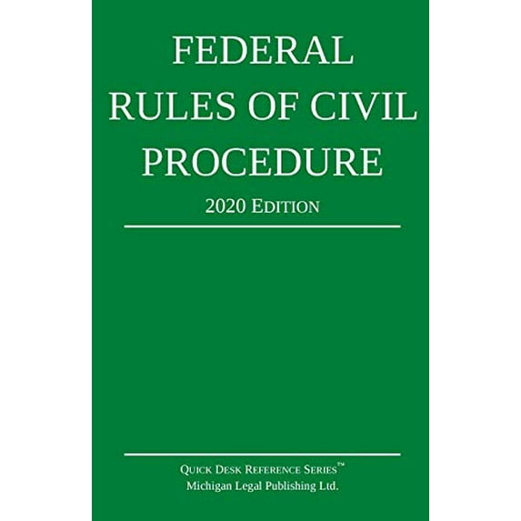 Pre-Owned Federal Rules of Civil Procedure; 2020 Edition: With Statutory Supplement (Paperback) 1640020721 9781640020726
