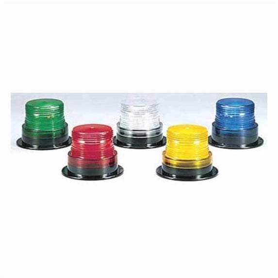 Warning Light, Blue, Strobe Tube, 120V AC, 65, 95 FPM, 5 in Dia., Surface LP6-120B