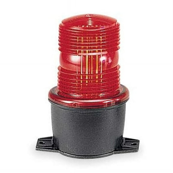 Federal Signal Low Profile Warning Light,LED,Red,24VDC LP3TL-024R