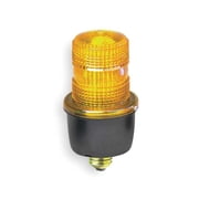 Federal Signal Low Profile Warning Light,Strobe,Amber LP3E-120A