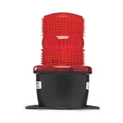 Warning Light, Red, Strobe Tube, 120V AC, 80 FPM, 3 1/8 in Dia., T-Mount LP3T-120R