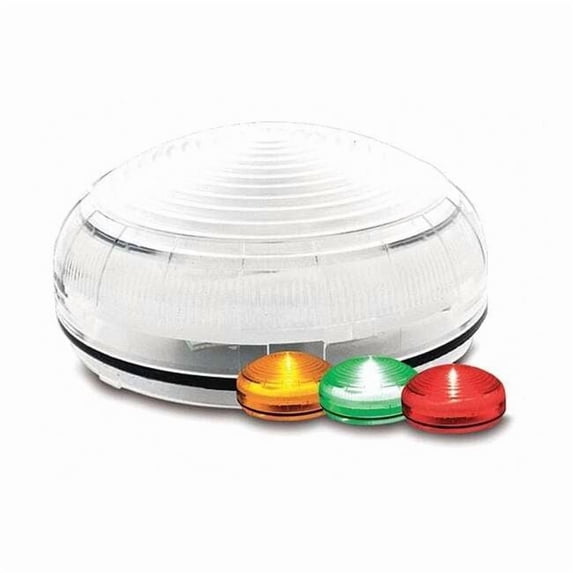 Federal Signal Status Indicator,Amber, Green, Red,LED SLM1450