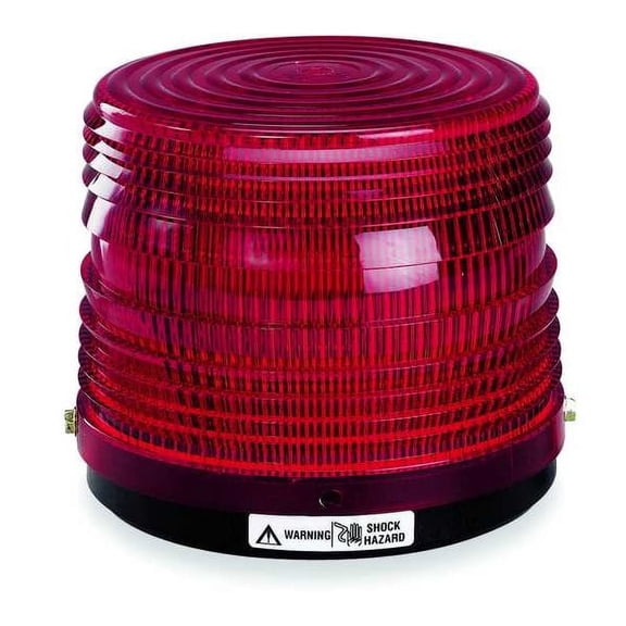 Federal Signal Strobe Light,Red,Flash Tube 141ST-012R