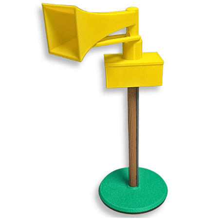 Federal Signal Thunderbolt Tornado Siren Model - Rotatable Civil Defense Replica - Storm Chaser & Weather Enthusiast Desk Decor