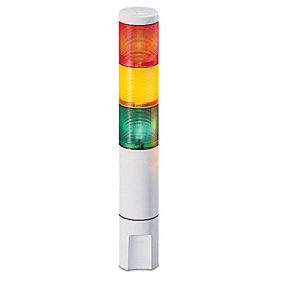 Federal Signal MSL3-120 MicroStat Status Indicator, Surface/Pipe Mount, 3 Units High, 120 VAC