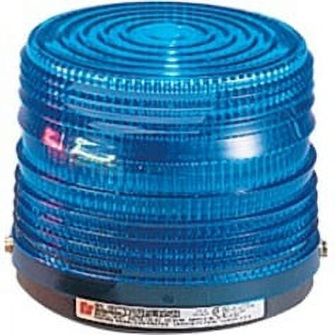 Federal Signal LP1-120B Low Profile Strobe Light – 120VAC, Blue, Surface Mount, IP66 Rated