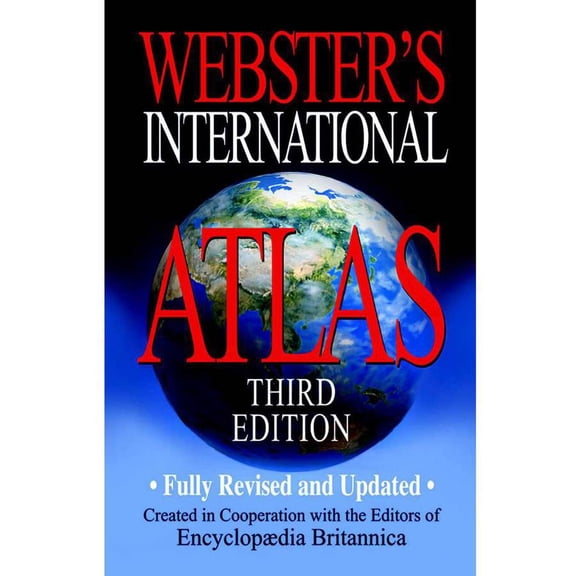 Pre-Owned Federal Street Press Book, Webster's International Atlas, 3rd Edition, 6.75" x 4.25" x 1", Paperback
