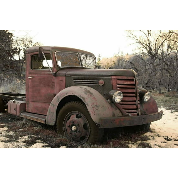 Federal Truck 12x18- CANVAS OR FINE PRINT WALL ART