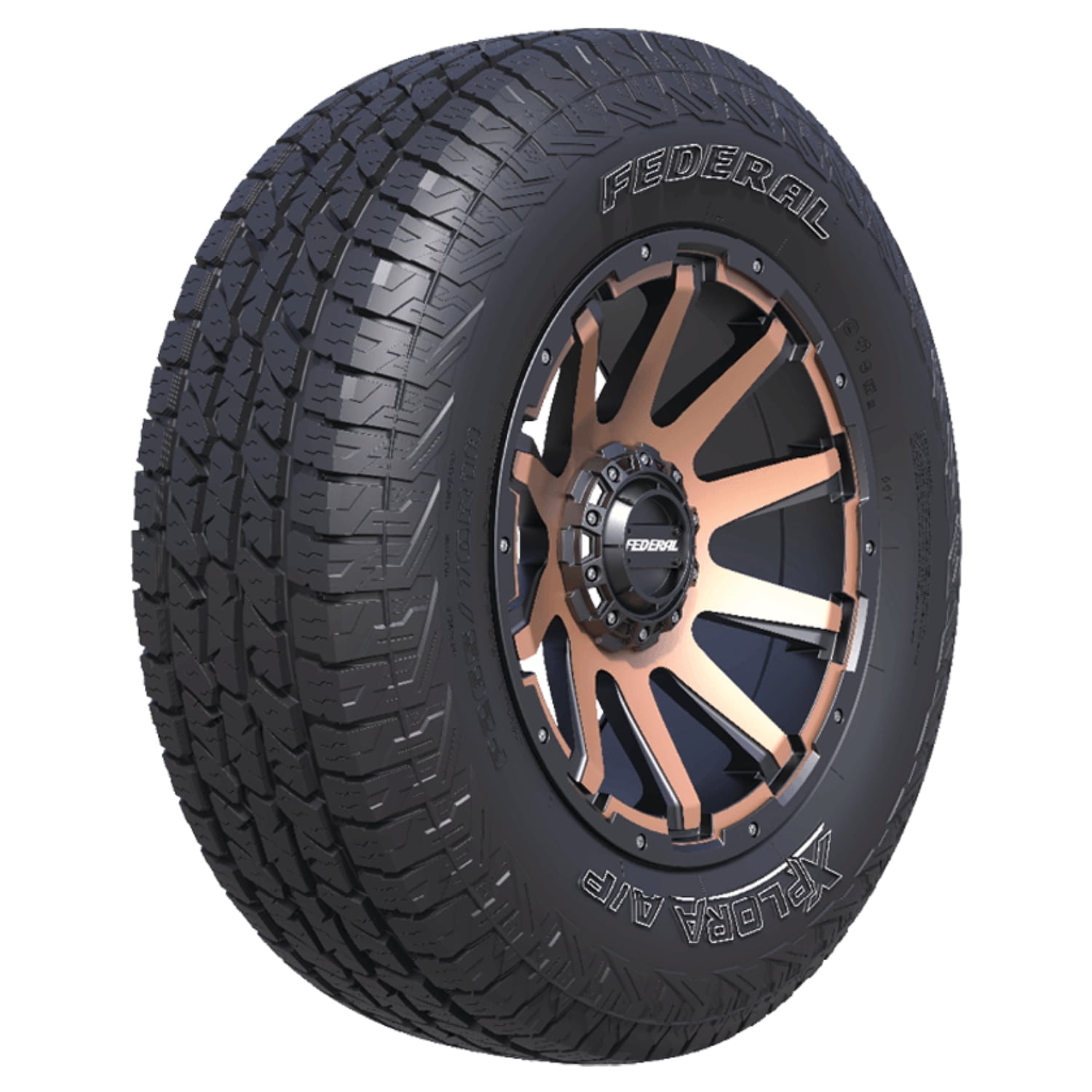 Federal Xplora A/P P225/75R16 104T WL (1 Tires) Fits: 2010-16 Jeep Wrangler Unlimited Sport, 2003-04 Jeep Grand Cherokee Laredo