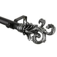thumbnail image 1 of Federer Curtain Rod 1" OD 66-120 inch - Black, 1 of 1