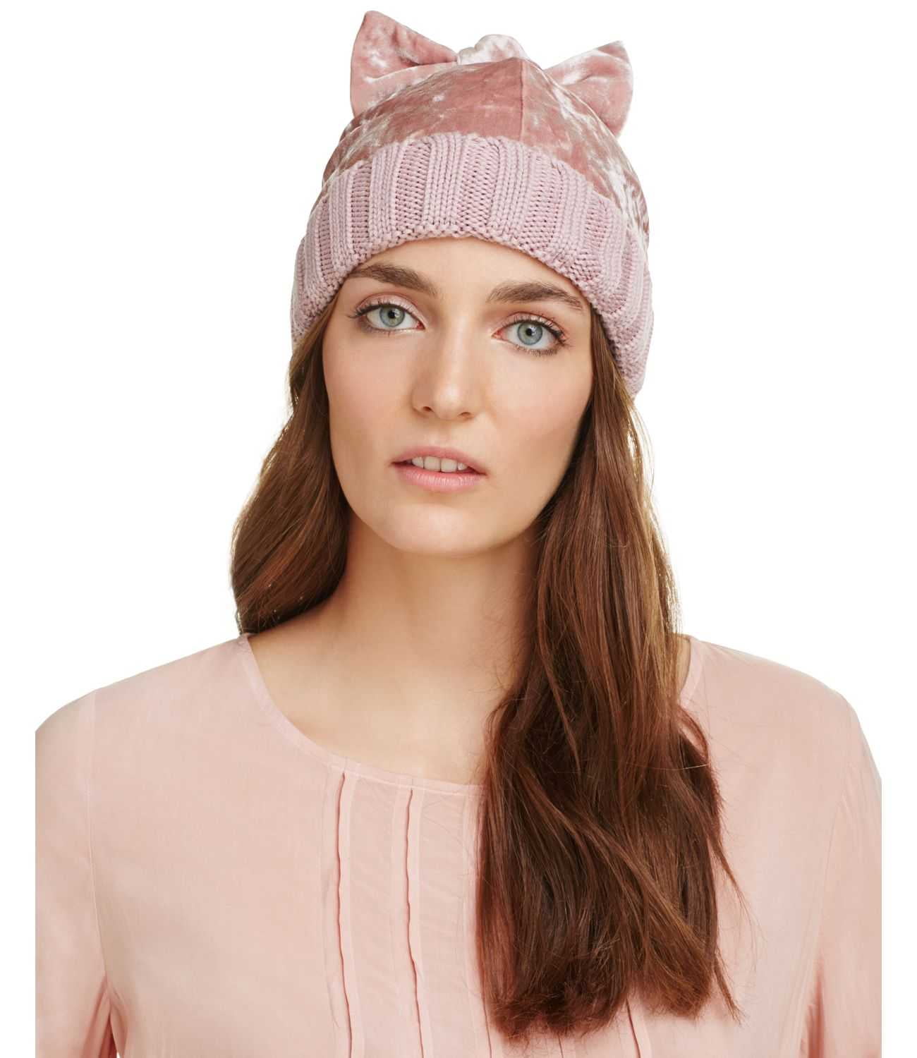 Federica Moretti knit beanie with bow Wool beanie Federica Moretti Blue size One size  main image 4