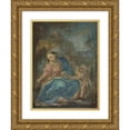 thumbnail image 1 of Federico Barocci 18x24 Gold Ornate Framed and Double Matted Museum Art Print Titled - Rest on the Flight into Egypt, 1 of 4