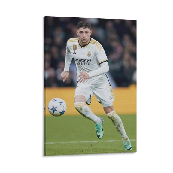 Federico Valverde Canvas Poster Painting On Canvas Wall Art Poster Scroll Picture Print Living Room Walls Decor Home Posters 16x24inch(40x60cm)