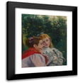 thumbnail image 1 of Federico Zandomeneghi 20x23 Black Modern Framed Museum Art Print Titled - The Two Sisters (1895), 1 of 5