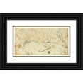 thumbnail image 1 of Federico Zuccaro 14x9 Black Ornate Wood Framed Double Matted Museum Art Print Titled: Recumbent Deer (ca. 1560-1600), 1 of 5