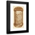 thumbnail image 1 of Federico Zuccaro 8x14 Black Modern Framed Museum Art Print Titled - Taddeo Drawing After the Antique; in the Background Copying a Facade by Polidoro (1595), 1 of 5