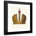 thumbnail image 1 of Fedor Grigoryevich Solntsev 11x14 Black Modern Framed Museum Art Print Titled - Korona Imperatritsy Anny Ioannovny. (Izobrazhenie 1.) (1849 - 1853), 1 of 5