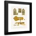 thumbnail image 1 of Fedor Grigoryevich Solntsev 11x14 Black Modern Framed Museum Art Print Titled - Mednaia Chernilitsa I Starinnyi Pozolochenyi Zamok (1849 - 1853), 1 of 5