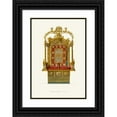 thumbnail image 1 of Fedor Grigoryevich Solntsev 11x14 Black Ornate Wood Framed Double Matted Museum Art Print Titled: Serebrianyi Tron (1849 - 1853), 1 of 5