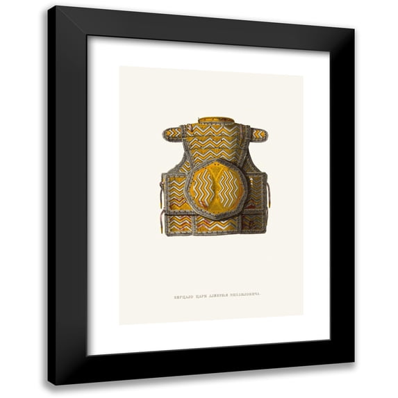 Fedor Grigoryevich Solntsev 14x18 Black Modern Framed Museum Art Print Titled - Zertsalo Tsaria Alekseia Mikhailovicha. (Izobrazhenie 5.) (1849 - 1853)