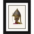thumbnail image 1 of Fedor Grigoryevich Solntsev 14x18 Black Ornate Wood Framed Double Matted Museum Art Print Titled - Shlem V.K. Aleksandra Nevskago (Izobrazhenie 2.) (1849 - 1853), 1 of 5