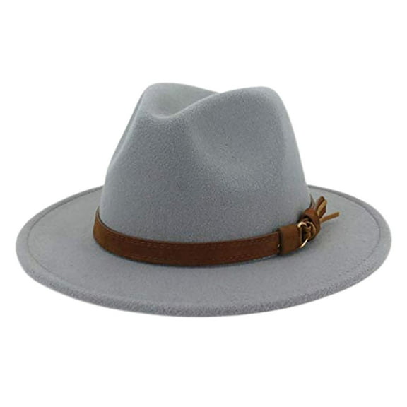 Fedora Adjustable Breathable Felt Men Vintage Style Hat for Hiking